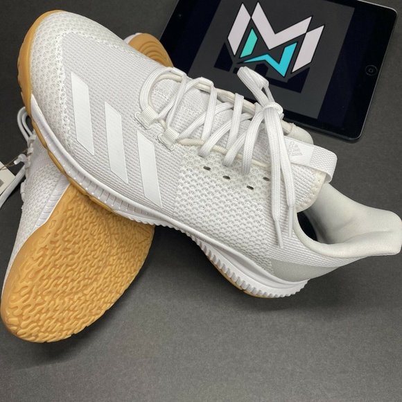 adidas | Shoes | Adidas Crazyflight Bounce Volleyball Shoes White Gum  Womens Bd796 Vtg Rare | Poshmark